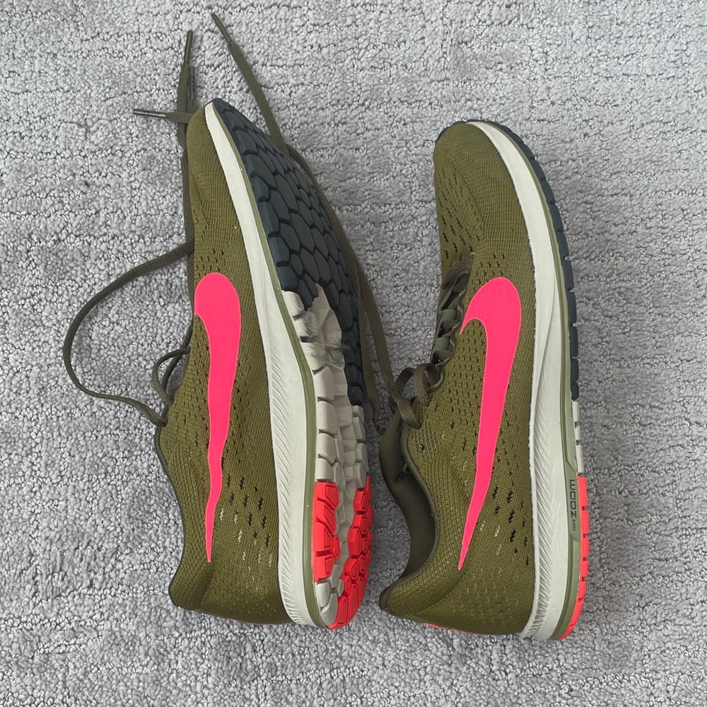 Nike Zoom Streak 6 in Olive/Pink Women’s 8.5 - Picture 3 of 9